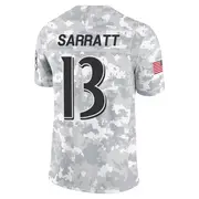 Arctic Camo Men's Elijah Sarratt Baltimore Ravens Limited 2024 Salute to Service Jersey