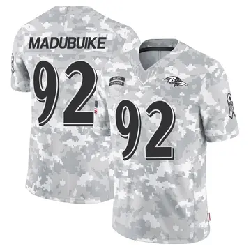 Arctic Camo Men's Nnamdi Madubuike Baltimore Ravens Limited 2024 Salute to Service Jersey
