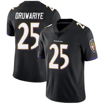 Black Men's Amani Oruwariye Baltimore Ravens Limited Alternate Vapor Untouchable Jersey