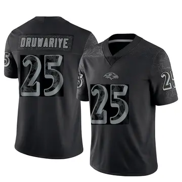 Black Men's Amani Oruwariye Baltimore Ravens Limited Reflective Jersey