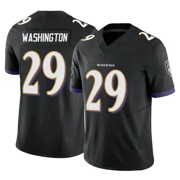 Black Men's Ar'Darius Washington Baltimore Ravens Limited Vapor F.U.S.E. Jersey