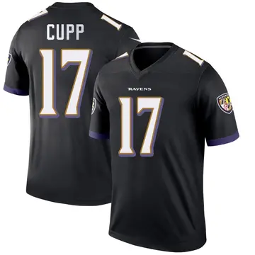 Black Men's Baylor Cupp Baltimore Ravens Legend Jersey