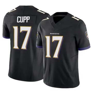 Black Men's Baylor Cupp Baltimore Ravens Limited Vapor F.U.S.E. Jersey
