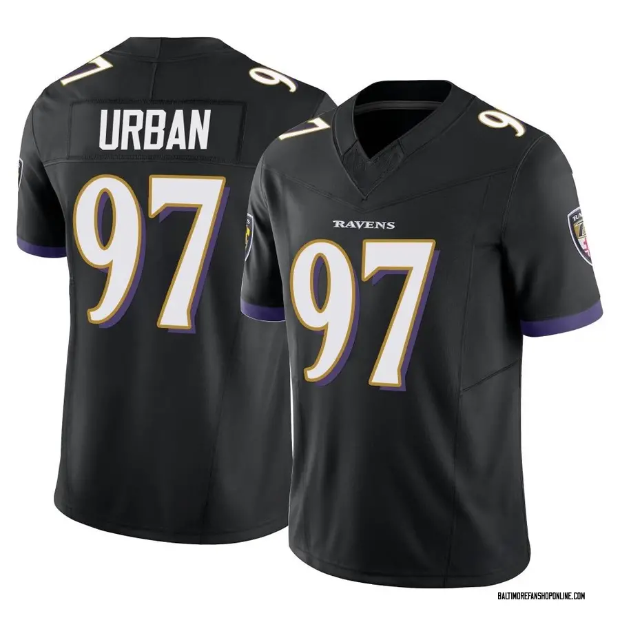 Black Men's Brent Urban Baltimore Ravens Limited Vapor F.U.S.E. Jersey