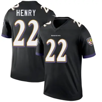 Black Men's Derrick Henry Baltimore Ravens Legend Jersey