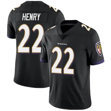 Black Men's Derrick Henry Baltimore Ravens Limited Alternate Vapor Untouchable Jersey