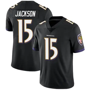 Black Men's DeSean Jackson Baltimore Ravens Limited Alternate Vapor Untouchable Jersey