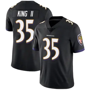 Black Men's Desmond King II Baltimore Ravens Limited Alternate Vapor Untouchable Jersey