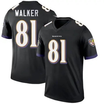 Black Men's Devontez Walker Baltimore Ravens Legend Jersey