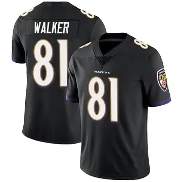 Black Men's Devontez Walker Baltimore Ravens Limited Alternate Vapor Untouchable Jersey