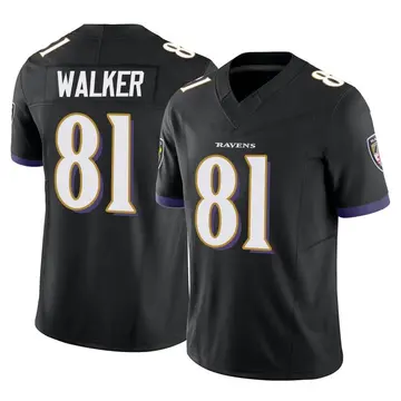 Black Men's Devontez Walker Baltimore Ravens Limited Vapor F.U.S.E. Jersey