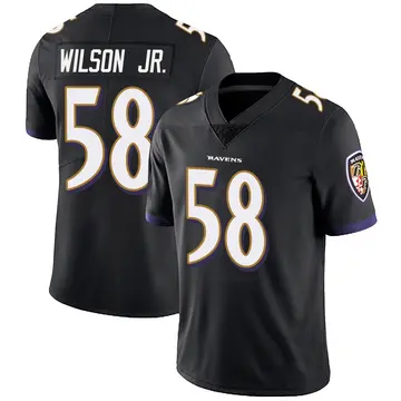 Black Men's Dion Wilson Jr. Baltimore Ravens Limited Alternate Vapor Untouchable Jersey