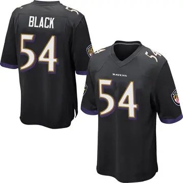 Black Men's Diwun Black Baltimore Ravens Game Jersey