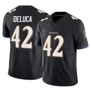 Black Men's Dominic DeLuca Baltimore Ravens Limited Vapor F.U.S.E. Jersey