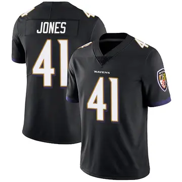 Black Men's Dre'Mont Jones Baltimore Ravens Limited Alternate Vapor Untouchable Jersey