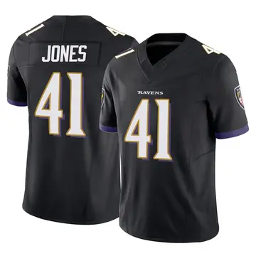 Black Men's Dre'Mont Jones Baltimore Ravens Limited Vapor F.U.S.E. Jersey