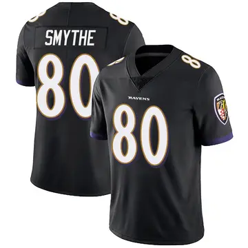 Black Men's Durham Smythe Baltimore Ravens Limited Alternate Vapor Untouchable Jersey