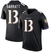 Black Men's Elijah Sarratt Baltimore Ravens Legend Jersey