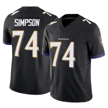 Black Men's John Simpson Baltimore Ravens Limited Vapor F.U.S.E. Jersey