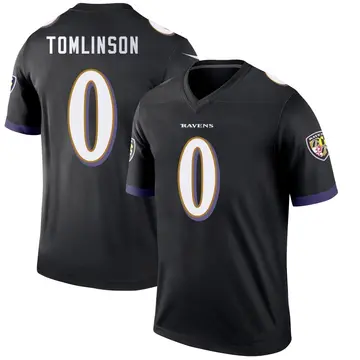Black Men's Laken Tomlinson Baltimore Ravens Legend Jersey