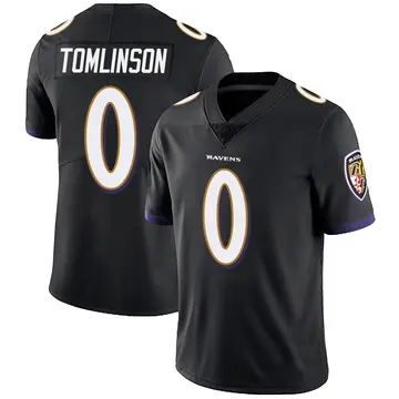 Black Men's Laken Tomlinson Baltimore Ravens Limited Alternate Vapor Untouchable Jersey