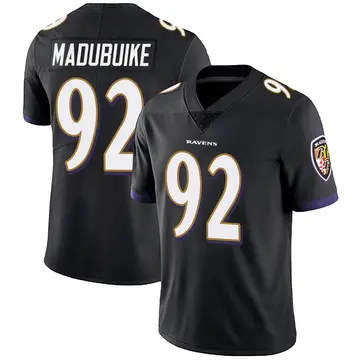 Black Men's Nnamdi Madubuike Baltimore Ravens Limited Alternate Vapor Untouchable Jersey