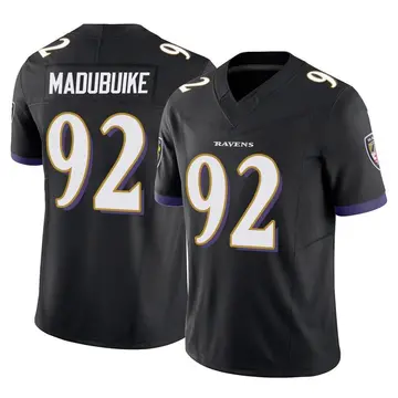 Black Men's Nnamdi Madubuike Baltimore Ravens Limited Vapor F.U.S.E. Jersey