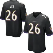 Black Men's Rasheen Ali Baltimore Ravens Game Jersey