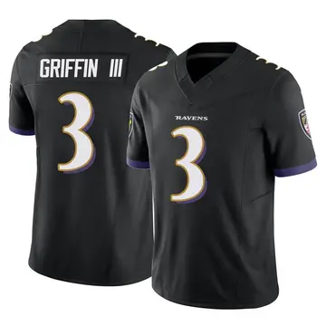 Black Men's Robert Griffin III Baltimore Ravens Limited Vapor F.U.S.E. Jersey