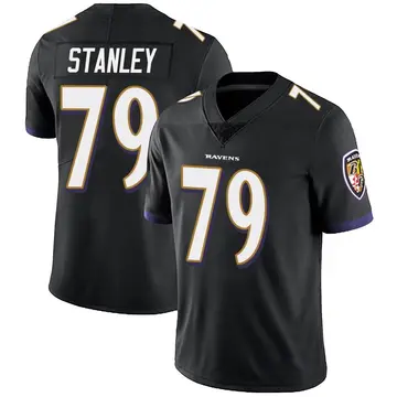 Black Men's Ronnie Stanley Baltimore Ravens Limited Alternate Vapor Untouchable Jersey