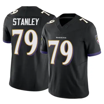 Black Men's Ronnie Stanley Baltimore Ravens Limited Vapor F.U.S.E. Jersey