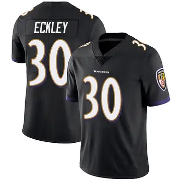 Black Men's Ryan Eckley Baltimore Ravens Limited Alternate Vapor Untouchable Jersey
