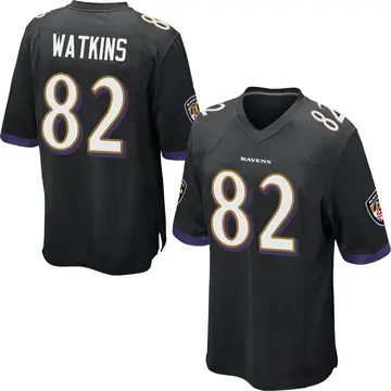 Black Men's Sammy Watkins Baltimore Ravens Game Jersey
