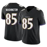 Black Men's Scotty Washington Baltimore Ravens Limited Vapor F.U.S.E. Jersey