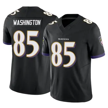 Black Men's Scotty Washington Baltimore Ravens Limited Vapor F.U.S.E. Jersey