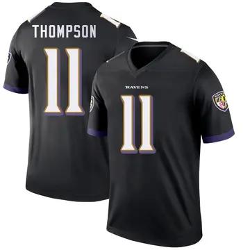 Black Men's Skylar Thompson Baltimore Ravens Legend Jersey