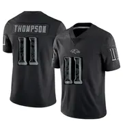 Black Men's Skylar Thompson Baltimore Ravens Limited Reflective Jersey
