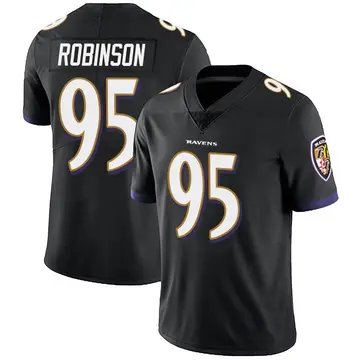 Black Men's Tavius Robinson Baltimore Ravens Limited Alternate Vapor Untouchable Jersey