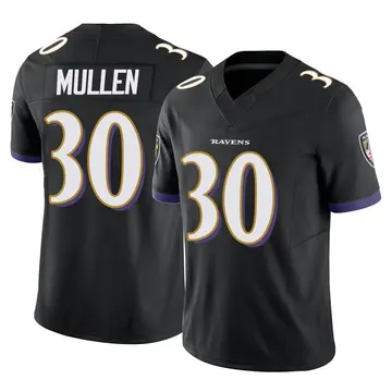 Black Men's Trayvon Mullen Baltimore Ravens Limited Vapor F.U.S.E. Jersey