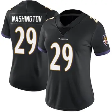 Black Women's Ar'Darius Washington Baltimore Ravens Limited Alternate Vapor Untouchable Jersey