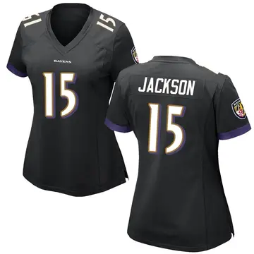 Black Women's DeSean Jackson Baltimore Ravens Game Jersey
