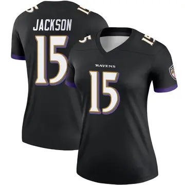 Black Women's DeSean Jackson Baltimore Ravens Legend Jersey