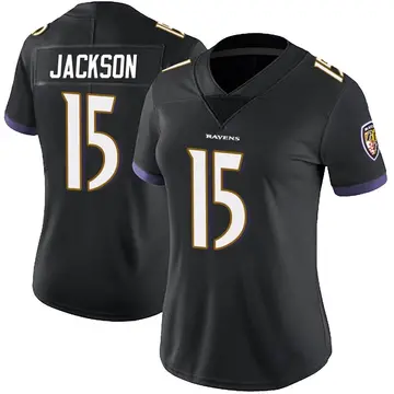 Black Women's DeSean Jackson Baltimore Ravens Limited Alternate Vapor Untouchable Jersey