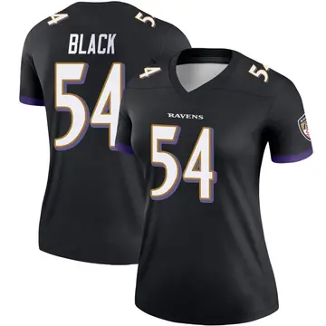 Black Women's Diwun Black Baltimore Ravens Legend Jersey