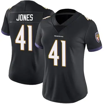 Black Women's Dre'Mont Jones Baltimore Ravens Limited Alternate Vapor Untouchable Jersey