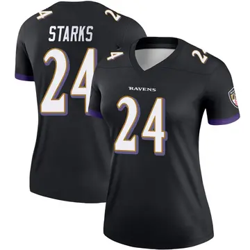 Black Women's Malaki Starks Baltimore Ravens Legend Jersey
