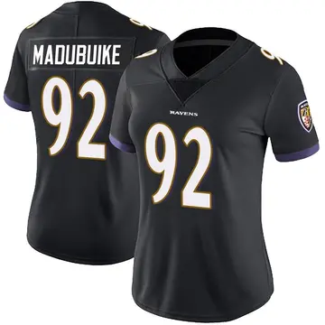 Black Women's Nnamdi Madubuike Baltimore Ravens Limited Alternate Vapor Untouchable Jersey