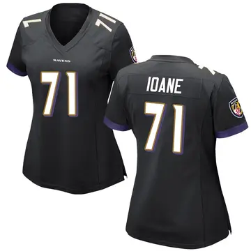 Black Women's Olaivavega Ioane Baltimore Ravens Game Jersey