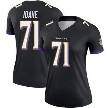 Black Women's Olaivavega Ioane Baltimore Ravens Legend Jersey