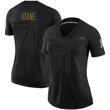 Black Women's Olaivavega Ioane Baltimore Ravens Limited 2020 Salute To Service Jersey